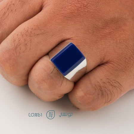 خاتم فضة رجالي عيار 925