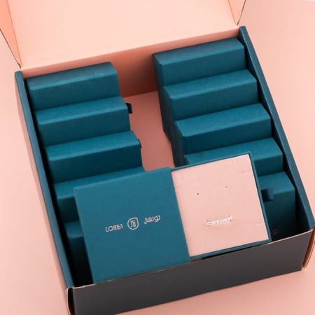 توزيعات خواتم فضه 6 قطع