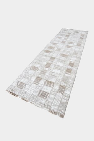 سجاد ممرات مربعات بني 300*100 سم