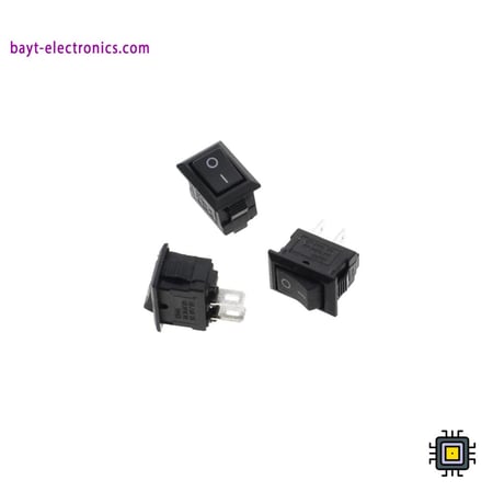 مفتاح تشغيل - ايقاف - ON-OFF - KCD11  - بجهد 250 فولت و 3 أمبير - SPST