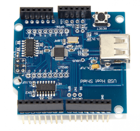 درع الاستضافة USB لأردوينو - USB Host Shield (ADK Compatible)