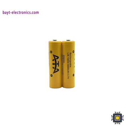 بطارية ليثيوم قابلة للشحن 18650 – 5000mAh – 3.7V – Button Top