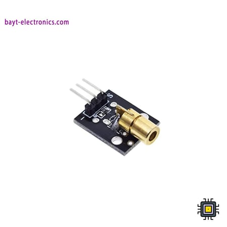 وحدة ليزر KY-008 – شعاع 650 نانومتر بقطر 6 ملم – تعمل بجهد 5V