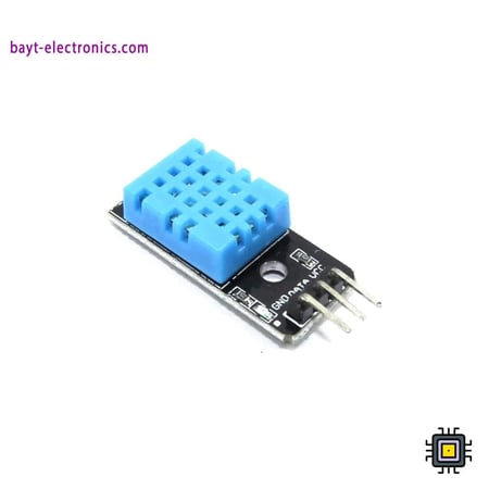 حساس حرارة ورطوبة رقمي – DHT11