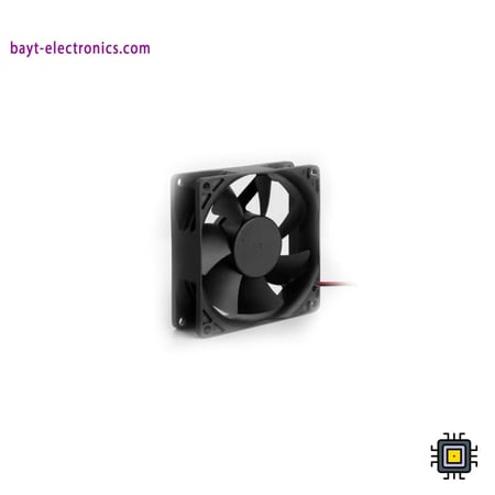 مروحة تبريد 12 فولت – 80×80×25 مم