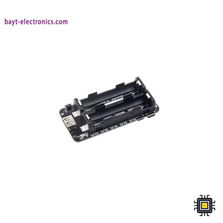 حامل بطاريتين 18650 – درع طاقة متنقلة V8 بخرج 5V/3A و 3.3V/1A