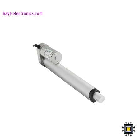 محرك خطي كهربائي 12V DC – طول الذراع 200مم، سرعة 7مم/ث، قوة 1500N
