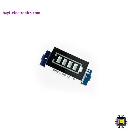 مؤشر سعة بطارية ليثيوم 18650 – 1S Li-Po Lithium Battery Capacity Indicator