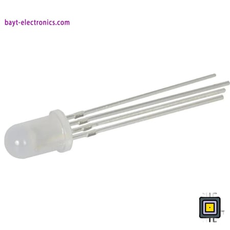 ليد - متعدد الالوان - 4 اطراف  RGB LED ( AC 160 | AC006 )