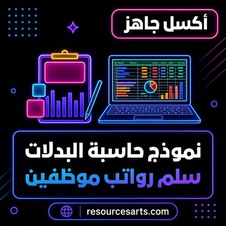 نموذج حاسبة معلومات الرواتب