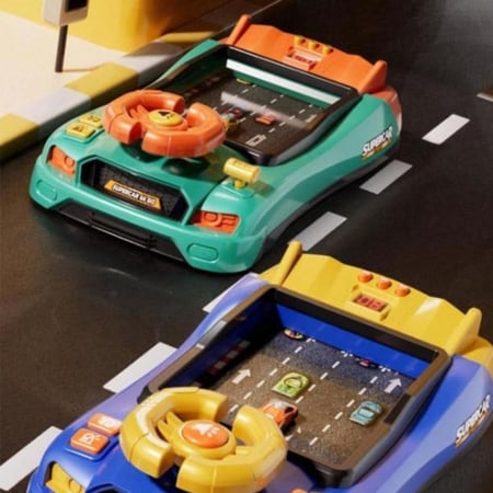 لعبة عجلة القيادة للسيارة عجلة القيادة التفاعلية للأطفال لعبة سيارة تعليمية متعددة الالوان