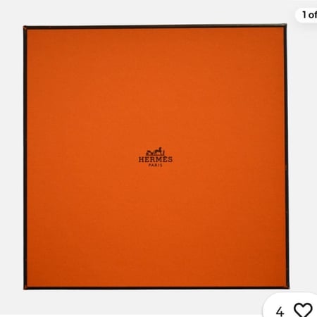 علبة ايرمز اصليه / علبة شنطة فارغة (كبيره)