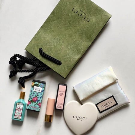 مجموعة قوتشي الراقيه (3 قطع)  مع كيس