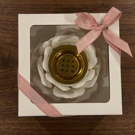 مبخرة وردة السيراميك