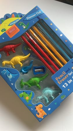 10 علب هدايا اطفال بثيم الديناصور  مع شريط