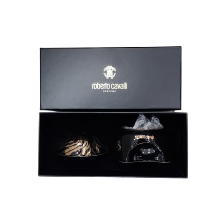 الفخامة في مبخرة روبيرتو كفالي الخزفية الاصليه في علبة كفالي مع اختيارك لاضافة كيس كفالي الاصلي الفخم