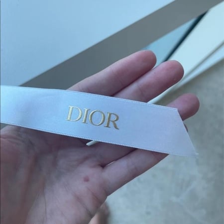 1 متر شريط ديور بصمة ذهبيه