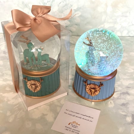 الكرة الثلجية الإلكترونية بثيم الغزال