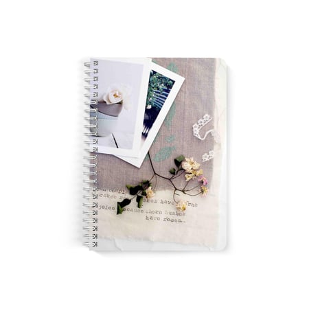 دفتر  سلك A5 ورق مسطر 60  ورقة