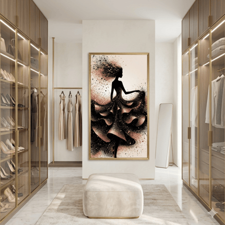 لوحة الراقصة الذهبية