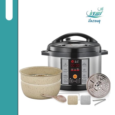 قدر الضغط الكهربائي 8 لتر من DLC