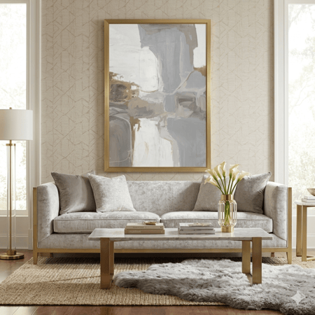 لوحة الرماد والذهب