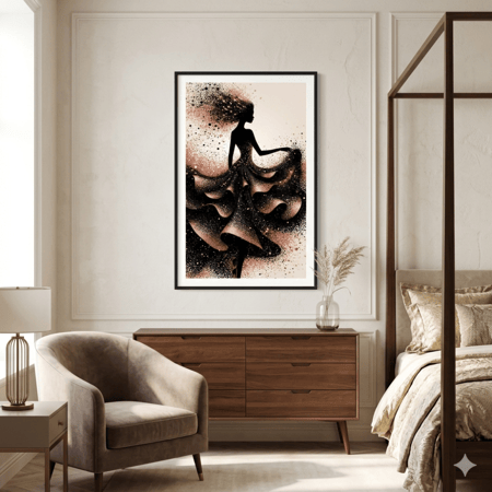 لوحة الراقصة الذهبية