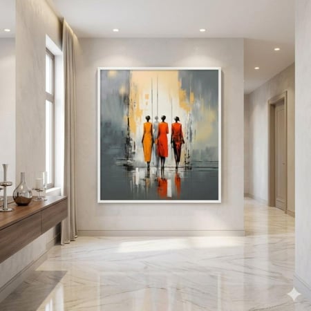 لوحة النساء الملوّنات