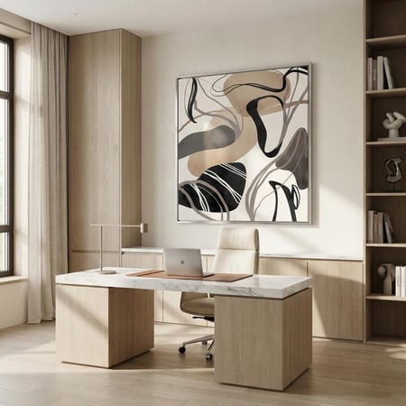 لوحة الأشكال العضوية