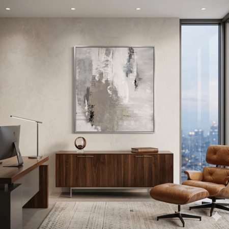 لوحة الأمطار الفضية