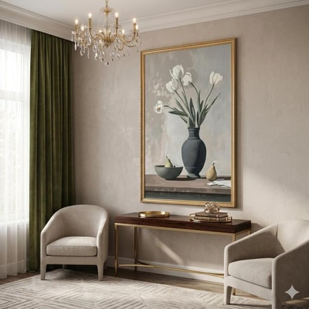 لوحة التيوليب الأبيض