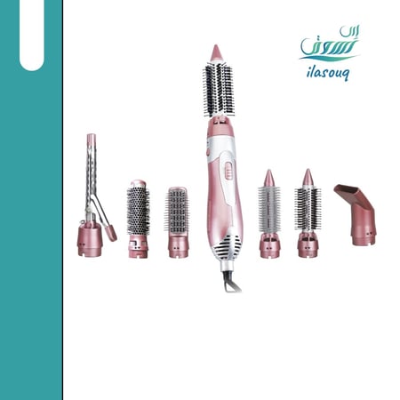 فرشاة فرد الشعر 6 في 1