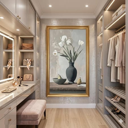 لوحة التيوليب الأبيض