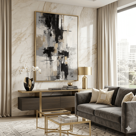 لوحة الأبيض والأسود المتقاطع