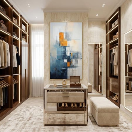 لوحة المربعات البرتقالية