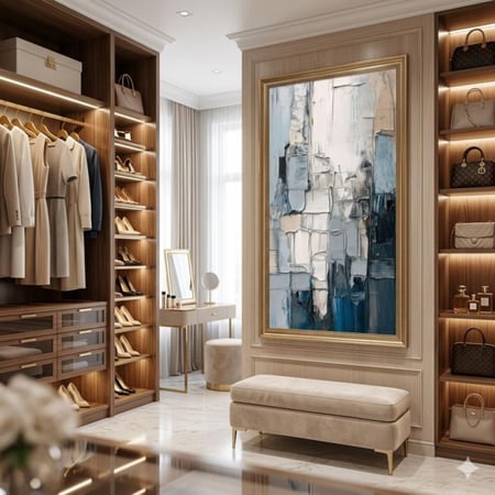 لوحة المربعات الزرقاء