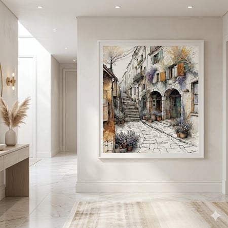 لوحة الزقاق القديم