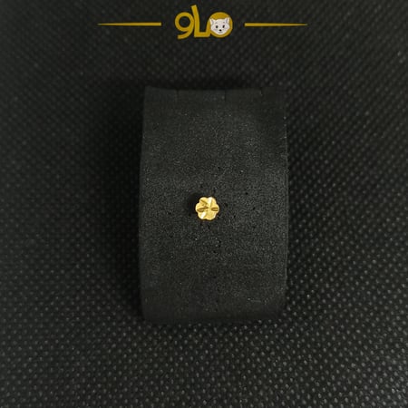 زمام بيرسينج ذهب نجمة سادة مسطحة