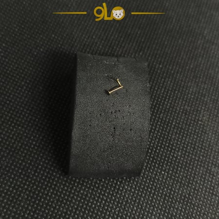 زمام بيرسينج ذهب عيار 18k دائرة صغيرة جداً