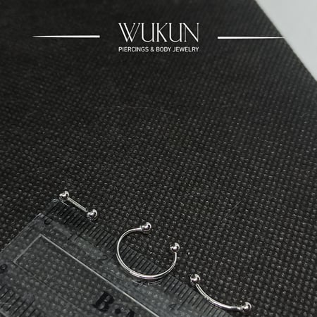 حلق فضة 925s ثلاث قطع مفردة موديل 9235