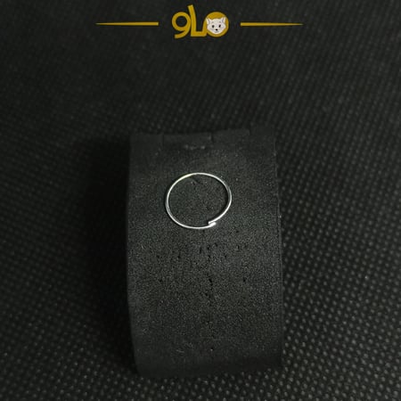 زمام بيرسينج فضة 925S دائري حلقة سادة