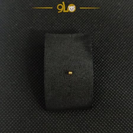 زمام بيرسينج ذهب عيار 18K كرة صغيرة جداً