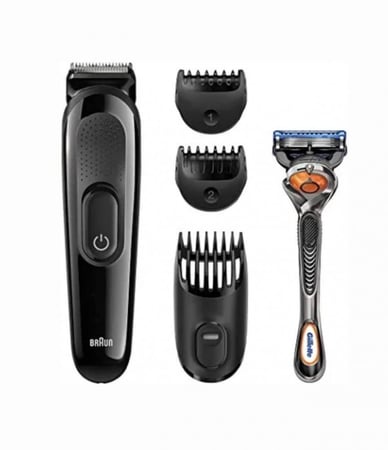ماكينة تشذيب الشعر والذقن 4 في 1 براون للرجال- SK3000