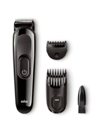 ماكينة تشذيب الشعر والذقن 4 في 1 براون للرجال- SK3000