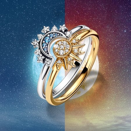 خاتم شمس وقمر .Moon,sun