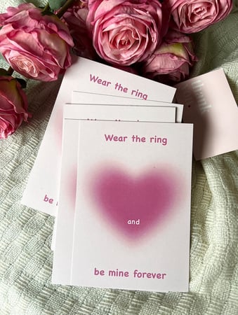 كرت مخصص للخواتم