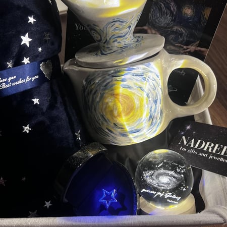 بوكس ليلة النجوم مع سيرفر قهوه فخار