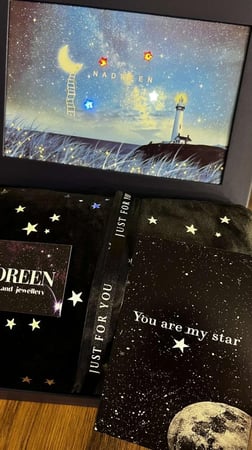 بوكس النجوم مع لحاف نجوم