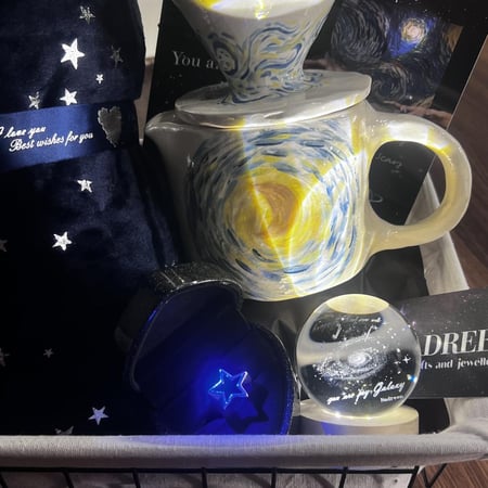 بوكس ليلة النجوم مع سيرفر قهوه فخار