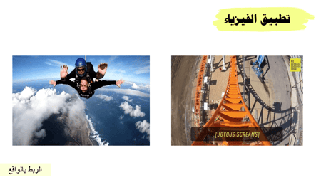 عرض بوربوينت درس السقوط الحر (حصة واحدة)